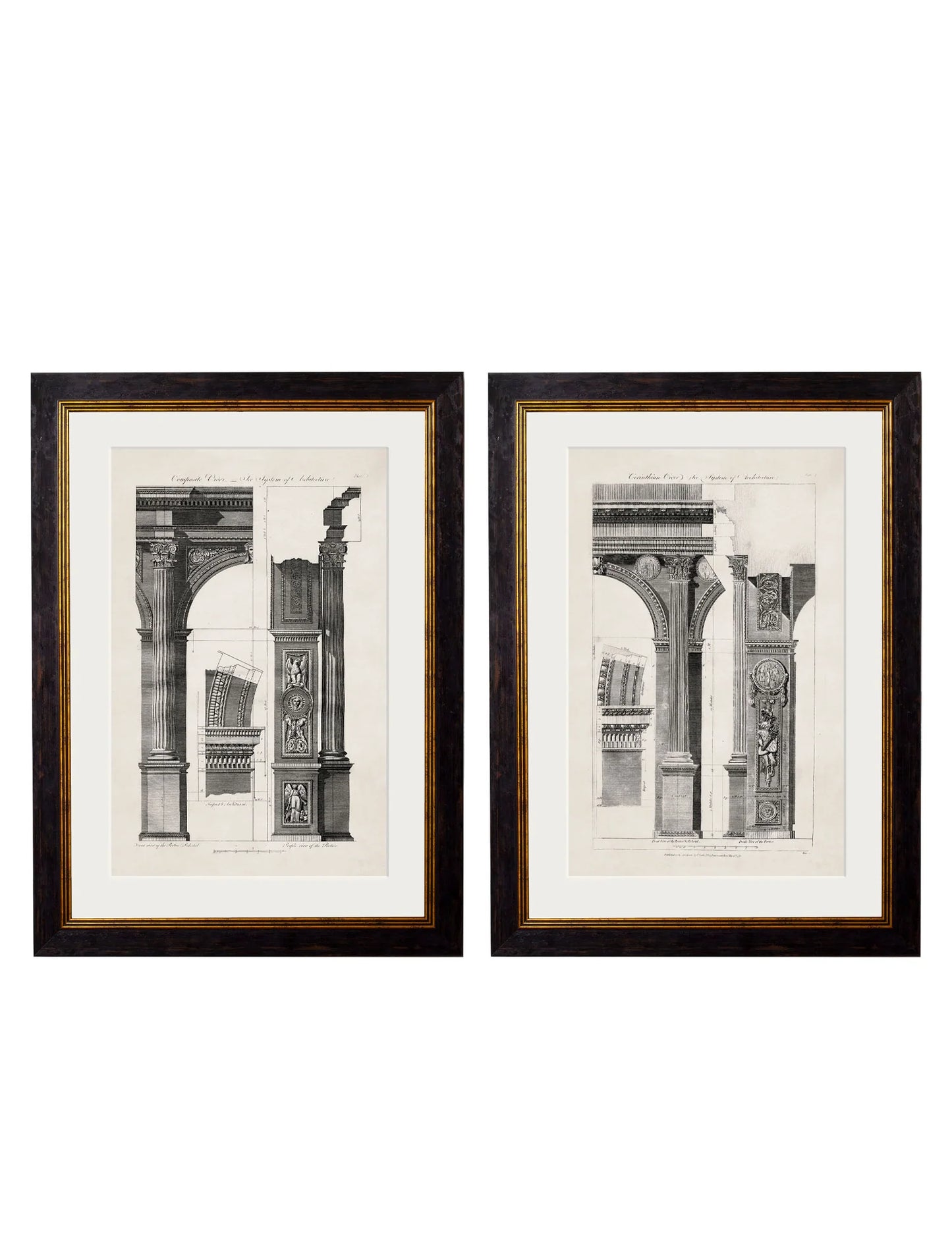 Framed Architectural Studies of Arches